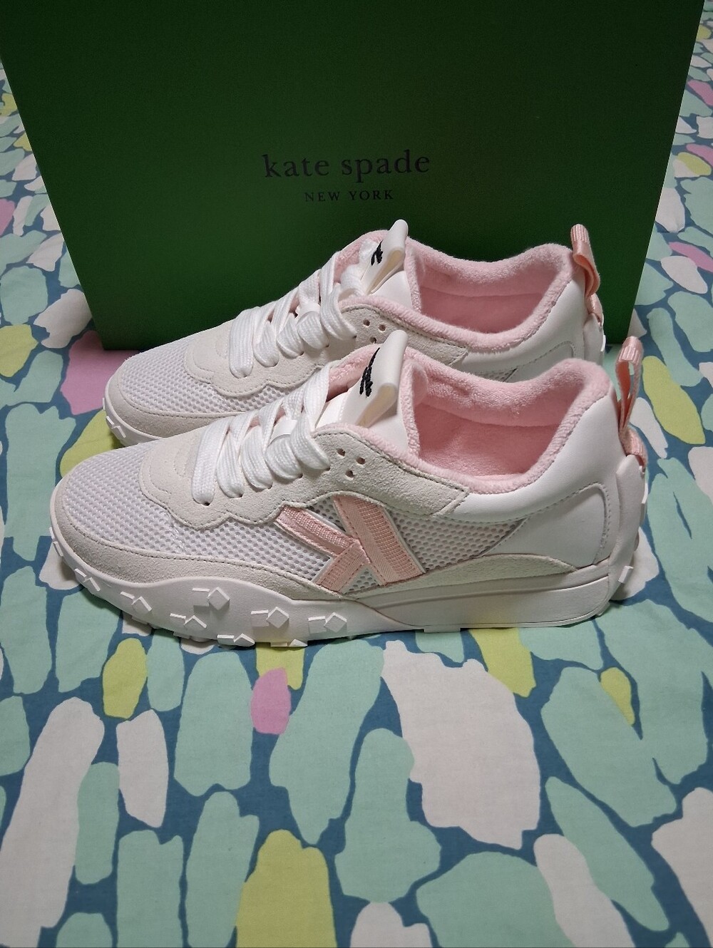 Kate Spade K Lace-up Sneakers - Picture 2 of 14
